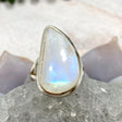 Moonstone teardrop ring s.7 KRGJ2201 - Nature's Magick