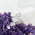Moonstone Triple Stone Ring R3976 - Nature's Magick