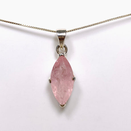 Morganite Faceted Marquise Pendant PPGJ689 - Nature's Magick