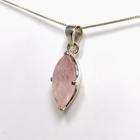 Morganite Faceted Marquise Pendant PPGJ689 - Nature's Magick