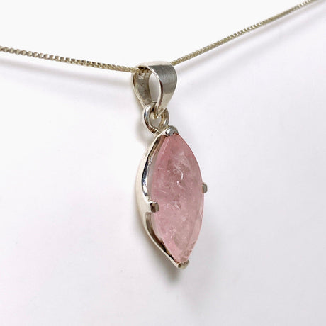 Morganite Faceted Marquise Pendant PPGJ689 - Nature's Magick