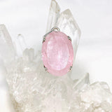 Morganite Faceted Oval Pendant PPGJ685 - Nature's Magick