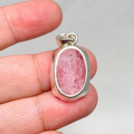 Morganite Faceted Oval Pendant PPGJ685 - Nature's Magick