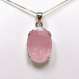 Morganite Faceted Oval Pendant PPGJ685 - Nature's Magick