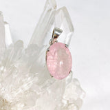 Morganite Faceted Oval Pendant PPGJ686 - Nature's Magick