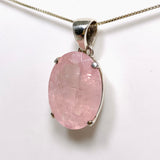 Morganite Faceted Oval Pendant PPGJ686 - Nature's Magick