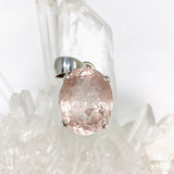 Morganite Faceted Oval Pendant PPGJ687 - Nature's Magick