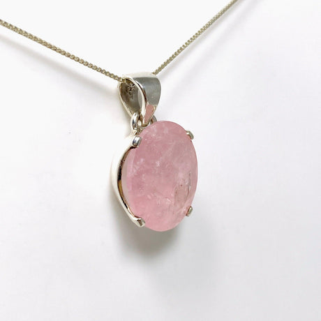 Morganite Faceted Oval Pendant PPGJ688 - Nature's Magick