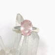 Morganite Faceted Oval Ring Size 9.5 PRGJ439 - Nature's Magick