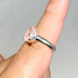 Morganite Faceted Oval Ring Size 9.5 PRGJ439 - Nature's Magick