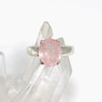 Morganite Faceted Oval Ring Size 9 PRGJ441 - Nature's Magick