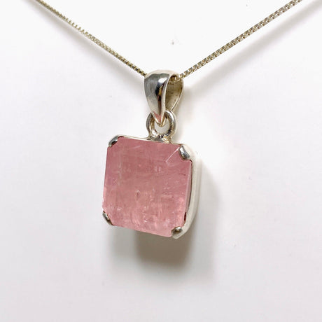 Morganite Faceted Square Pendant PPGJ694 - Nature's Magick