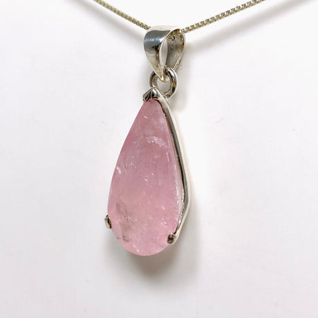 Morganite Faceted Teardrop Pendant PPGJ681 - Nature's Magick