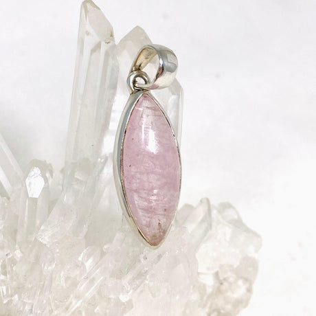 Morganite Marquise Pendant PPGJ690 - Nature's Magick