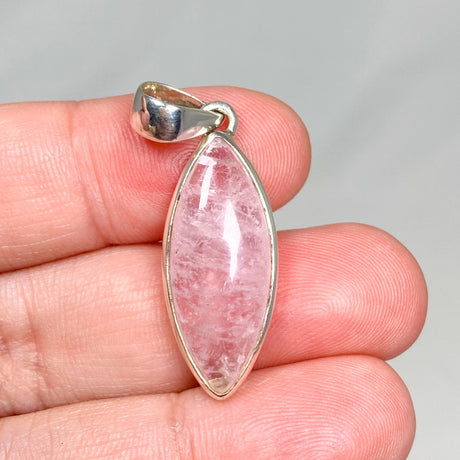 Morganite Marquise Pendant PPGJ690 - Nature's Magick