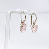 Morganite Oval Faceted Earrings PEGJ388