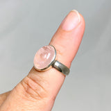 Morganite Oval Ring Size 7 PRGJ446 - Nature's Magick