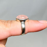 Morganite Oval Ring Size 7 PRGJ446 - Nature's Magick