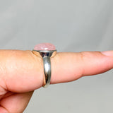 Morganite Oval Ring Size 9.5 PRGJ443 - Nature's Magick