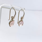 Morganite Teardrop Faceted Earrings PEGJ389