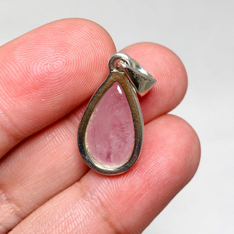 Morganite Teardrop Pendant PPGJ682 - Nature's Magick