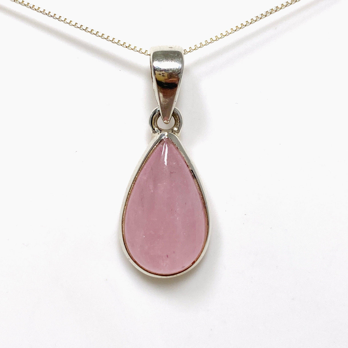 Morganite Teardrop Pendant PPGJ682 - Nature's Magick