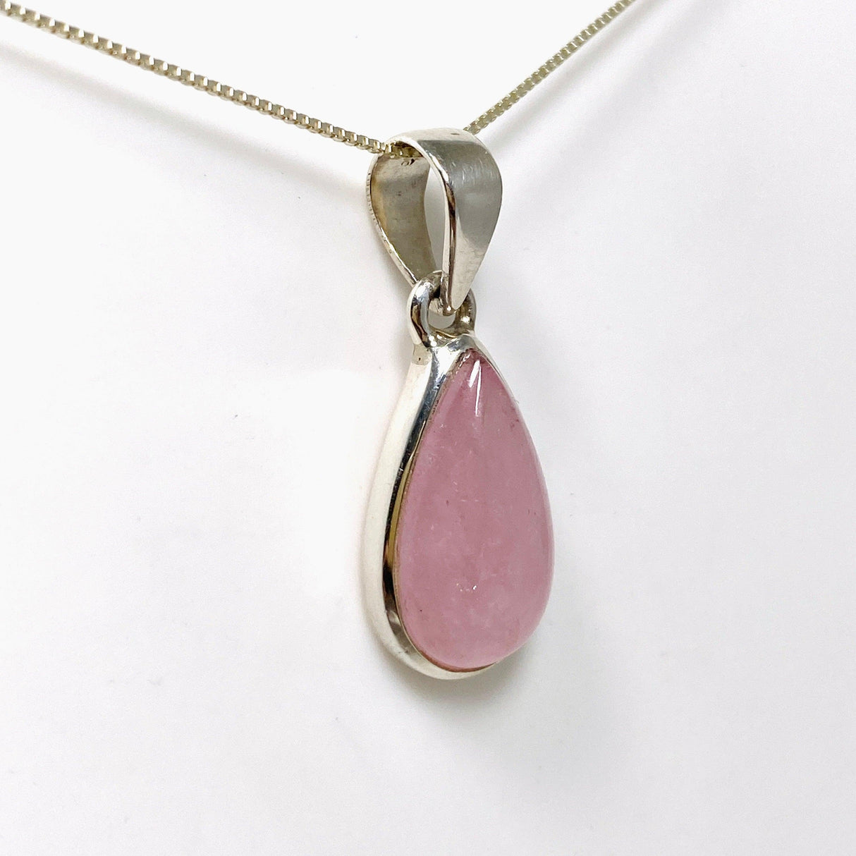 Morganite Teardrop Pendant PPGJ682 - Nature's Magick