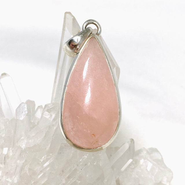 Morganite Teardrop Pendant PPGJ684 - Nature's Magick