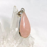 Morganite Teardrop Pendant PPGJ684 - Nature's Magick