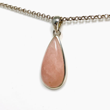 Morganite Teardrop Pendant PPGJ684 - Nature's Magick