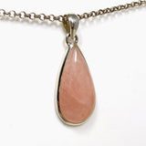 Morganite Teardrop Pendant PPGJ684 - Nature's Magick