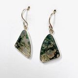 Moss Agate Freeform Earrings KEGJ1311 - Nature's Magick