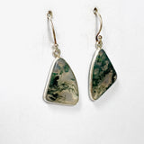 Moss Agate Freeform Earrings KEGJ1311 - Nature's Magick