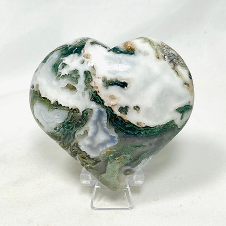 Moss Agate Heart MAH-01 - Nature's Magick