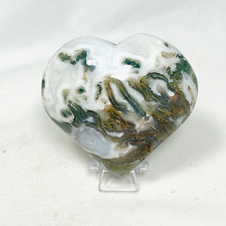 Moss Agate Heart MAH-01 - Nature's Magick