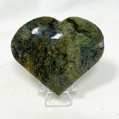 Moss Agate Heart MAH-02 - Nature's Magick