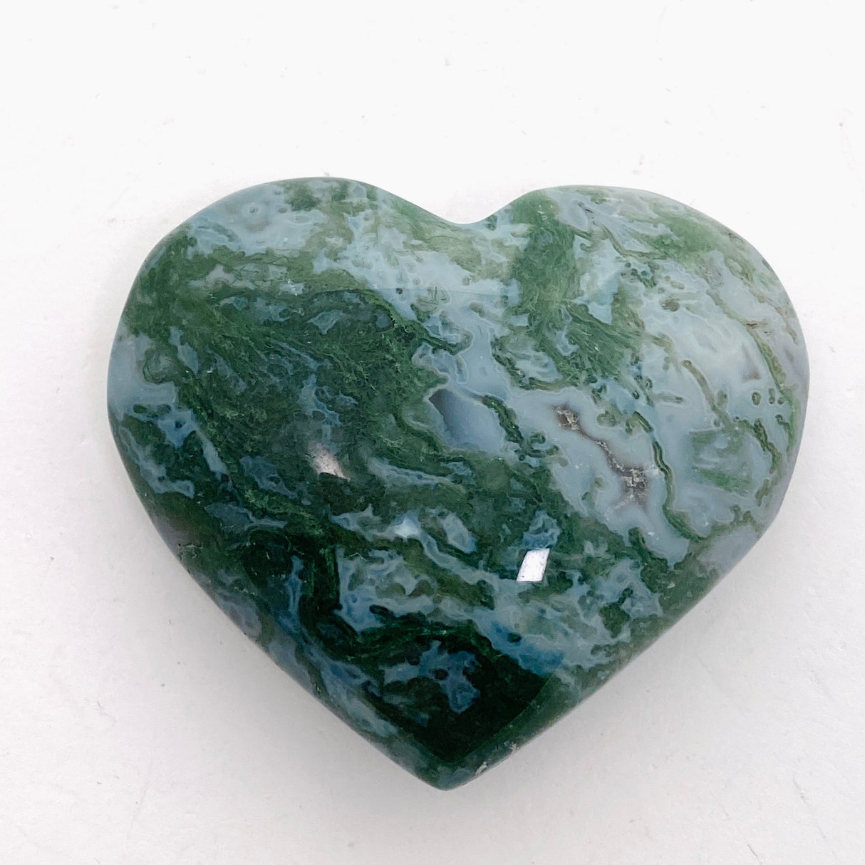 Moss Agate Heart MAH-04