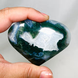 Moss Agate Heart MAH-04 - Nature's Magick