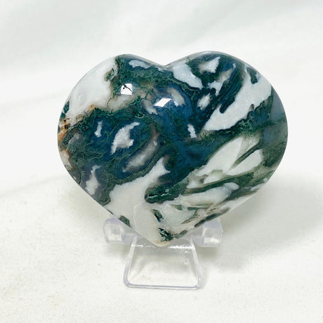 Moss Agate Heart MAH-05 - Nature's Magick