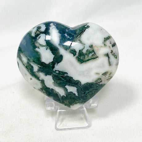 Moss Agate Heart MAH-05 - Nature's Magick