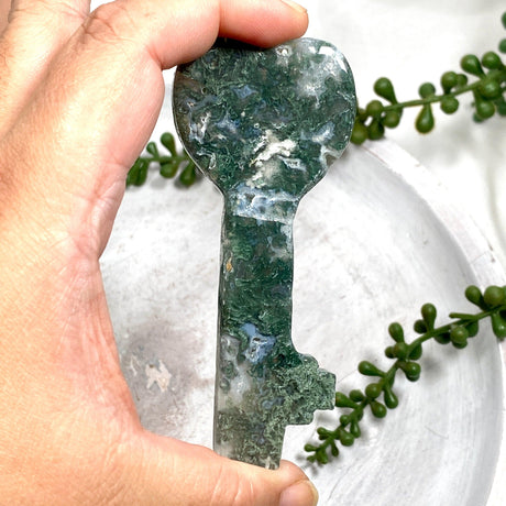 Moss Agate key MKEY - Nature's Magick