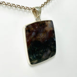 Moss Agate Rectangular Pendant KPGJ3629 - Nature's Magick