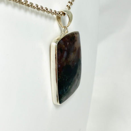 Moss Agate Rectangular Pendant KPGJ3629 - Nature's Magick