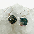 Moss Agate Square Earrings KEGJ1310 - Nature's Magick