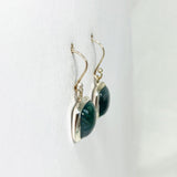 Moss Agate Square Earrings KEGJ1310 - Nature's Magick