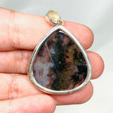 Moss Agate Teardrop Pendant KPGJ3623 - Nature's Magick