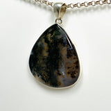 Moss Agate Teardrop Pendant KPGJ3623 - Nature's Magick