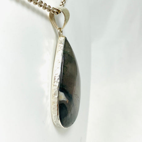 Moss Agate Teardrop Pendant KPGJ3624 - Nature's Magick