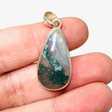 Moss Agate Teardrop Pendant KPGJ3625 - Nature's Magick