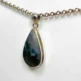 Moss Agate Teardrop Pendant KPGJ3625 - Nature's Magick